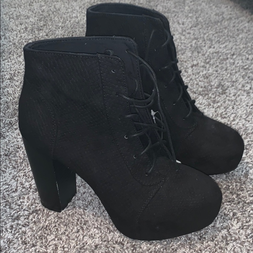 Black boots